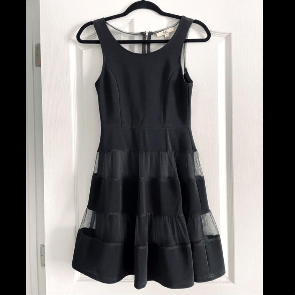 YA Los Angeles Black mesh Dress Size S